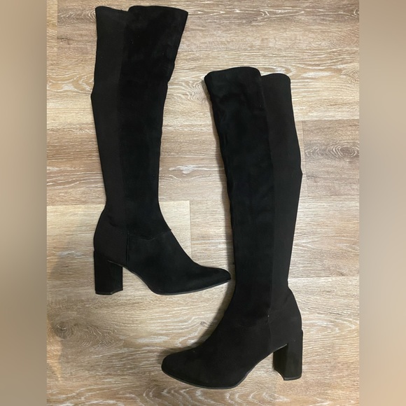 Marc Fisher Shoes - Marc Fisher over the knee black suede boots